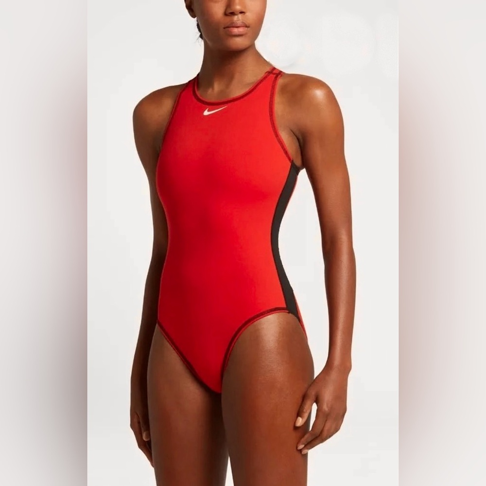 Nike High Neck Water Polo One Piece Swimsuit
Size 36 / Medium
NWT / Never Worn